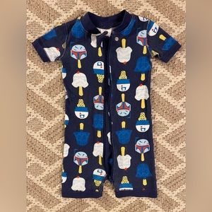 Hanna Andersson Star Wars Baby Shortie Sleeper, 12-18 mo